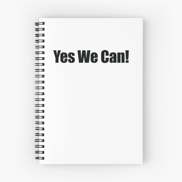 Item preview, Yes We Can! black bold font designed and sold by deynaaz.