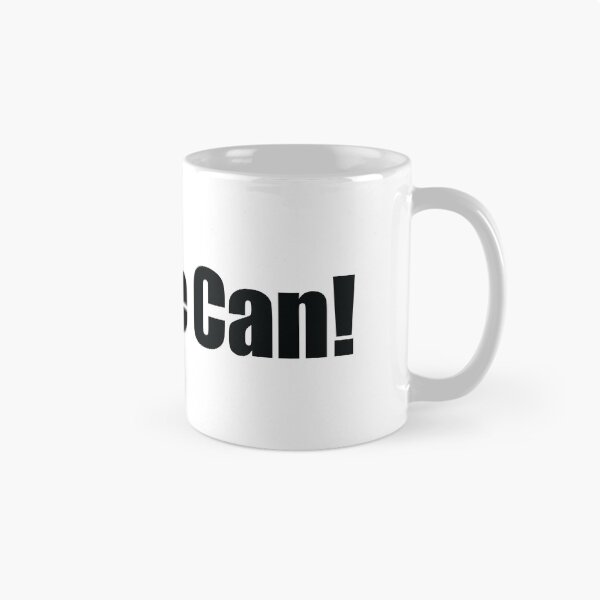 Item preview, Yes We Can! black bold font designed and sold by deynaaz.