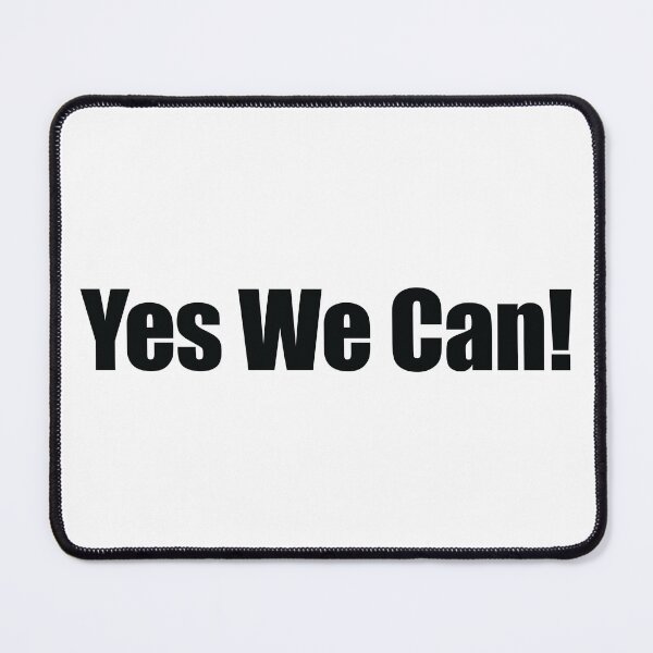 Item preview, Yes We Can! black bold font designed and sold by deynaaz.