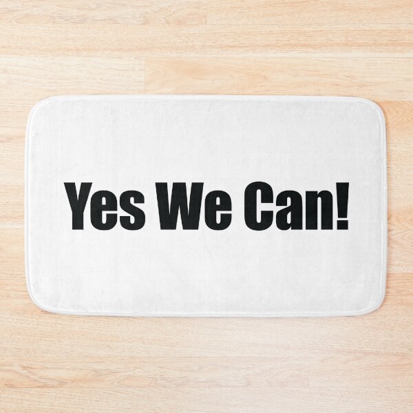 Item preview, Yes We Can! black bold font designed and sold by deynaaz.