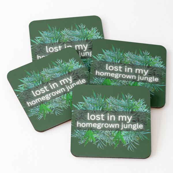 Item preview, Lost in My Homegrown Jungle: Chamedora Leaves neon designed and sold by MySciPic.