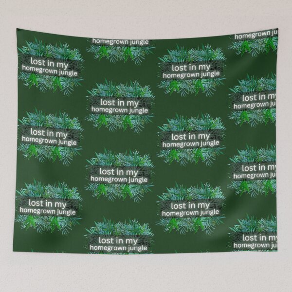 Item preview, Lost in My Homegrown Jungle: Chamedora Leaves neon designed and sold by MySciPic.