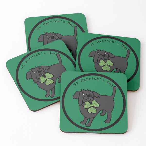 Item preview, St Patricks Day with Cute Dog designed and sold by ellenhenry.