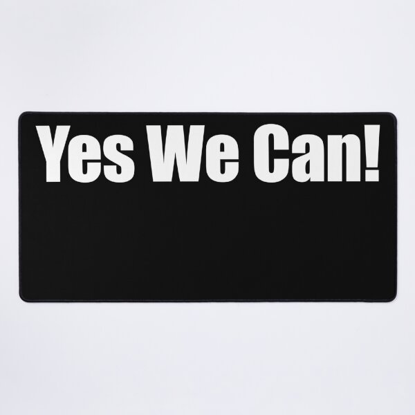 Item preview, Yes We Can! white bold font designed and sold by deynaaz.
