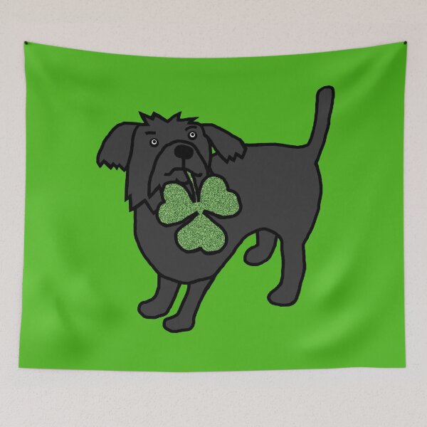 Item preview, Cute Dog with Shamrock designed and sold by ellenhenry.