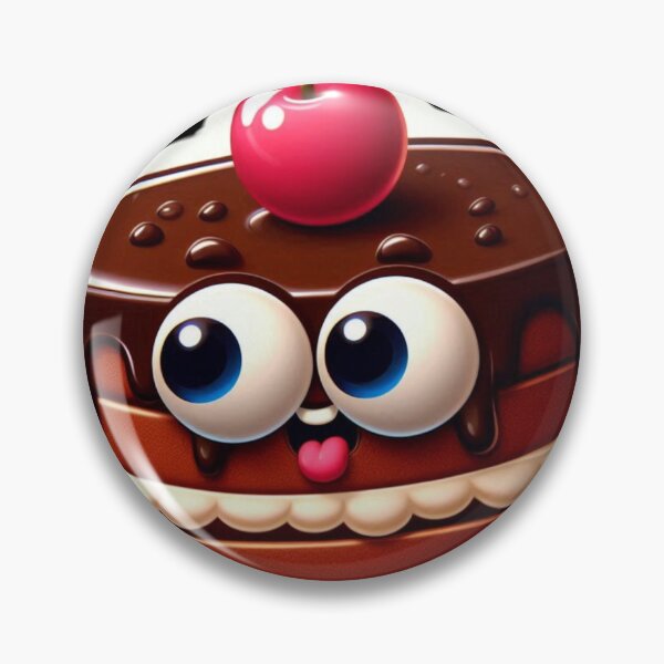 Item preview, Funny Chocolate Cake designed and sold by PixelStoneDesign .