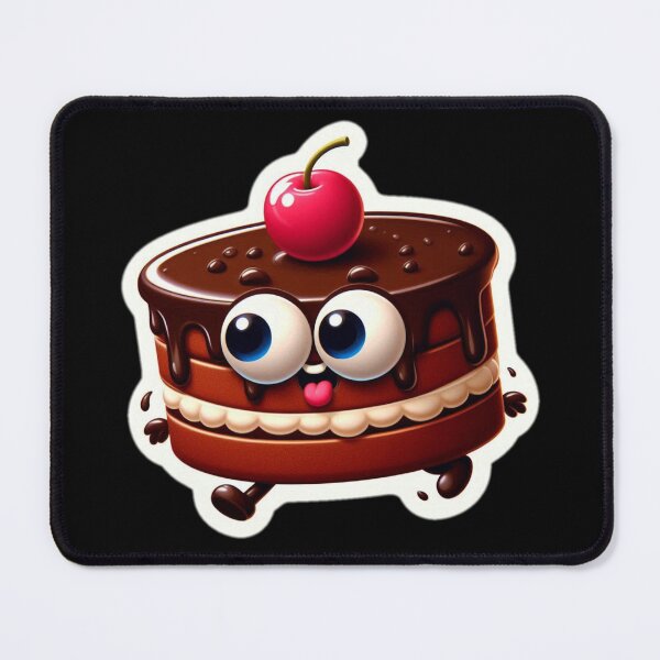Item preview, Funny Chocolate Cake designed and sold by PixelStoneDesign .