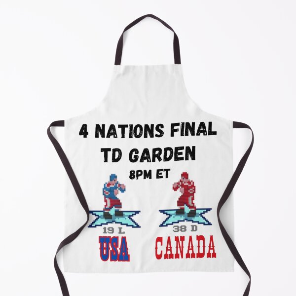Item preview, 4 Nations Hockey Final USA Canada designed and sold by Pop, Culture and Stuff.