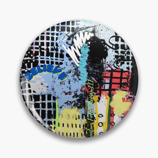 Item preview, Believe in the Chaos: A Bold Fusion of Color, Grids & Quantum Theory❤️ designed and sold by Art With Impact – Statement Art & Apparel for Deep Thinkers.