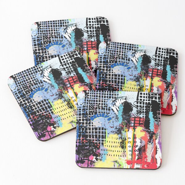 Item preview, Believe in the Chaos: A Bold Fusion of Color, Grids & Quantum Theory❤️ designed and sold by Art With Impact – Statement Art & Apparel for Deep Thinkers.