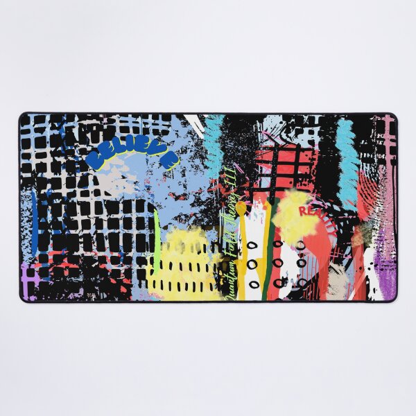 Item preview, Believe in the Chaos: A Bold Fusion of Color, Grids & Quantum Theory❤️ designed and sold by Art With Impact – Statement Art & Apparel for Deep Thinkers.