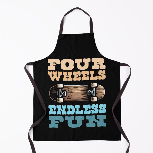 Item preview, FOUR WHEELS, ENDLESS FUN - SKATEBOARD GIFT designed and sold by KEF Custom.