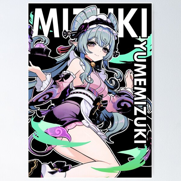 Item preview, Yumezuki Mizuki Genshin impact Shirt fan Mizuki Genshin Sticker Shirt fan designed and sold by ItemWaifuArt.