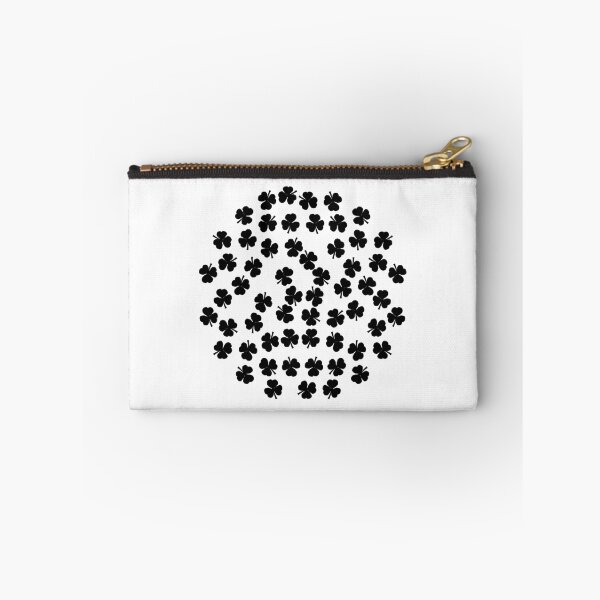 Item preview, Shamrocks Black Circle designed and sold by ellenhenry.