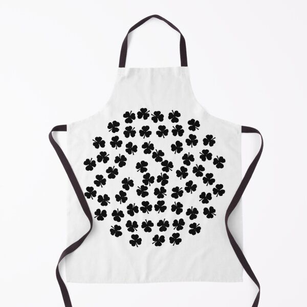 Item preview, Shamrocks Black Circle designed and sold by ellenhenry.