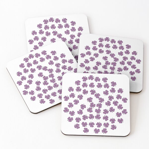 Item preview, Shamrocks Purple designed and sold by ellenhenry.