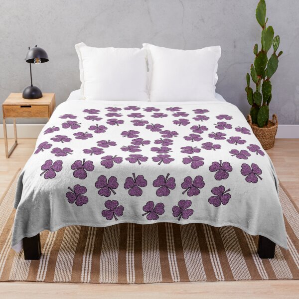 Item preview, Shamrocks Purple designed and sold by ellenhenry.