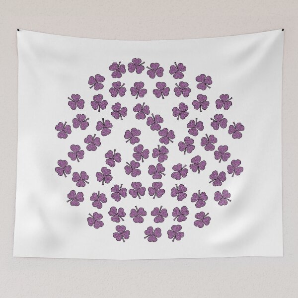 Item preview, Shamrocks Purple designed and sold by ellenhenry.