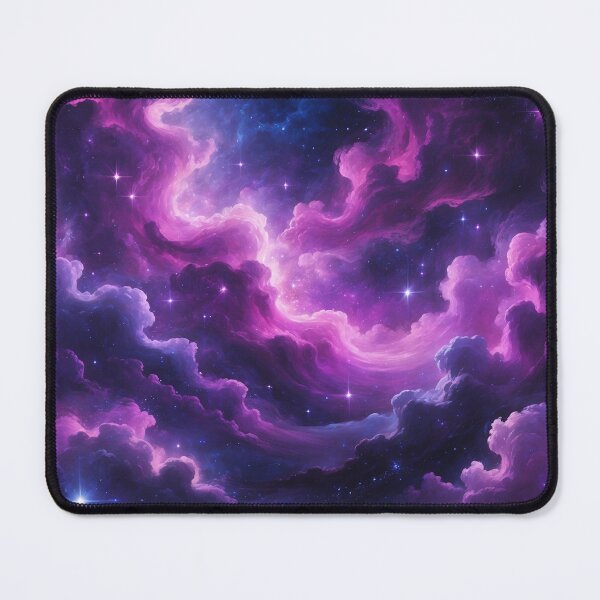 Cosmic Nebula – Purple Dreamscape Mouse Pad