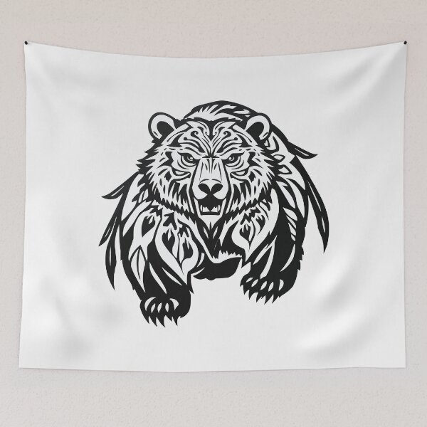 Item preview, Tribal Bear designed and sold by Getup-clothing.