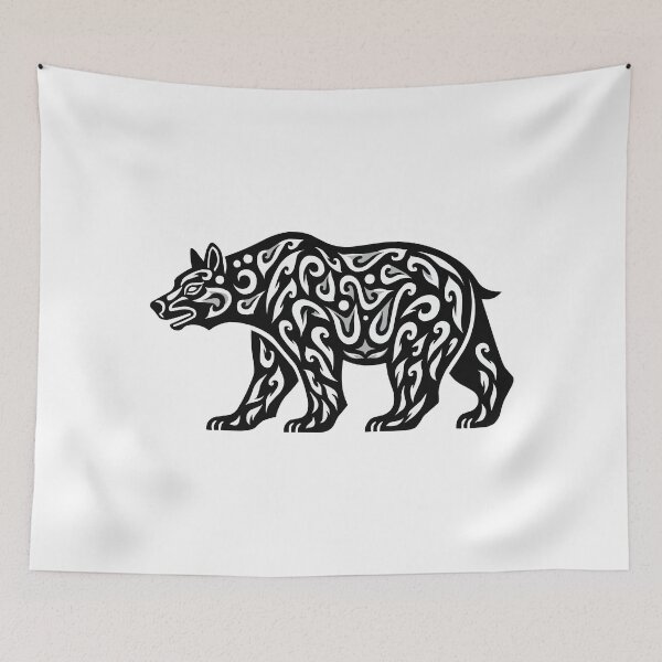 Item preview, Tribal Bear designed and sold by Getup-clothing.