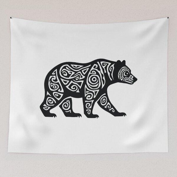 Item preview, Tribal Bear designed and sold by Getup-clothing.