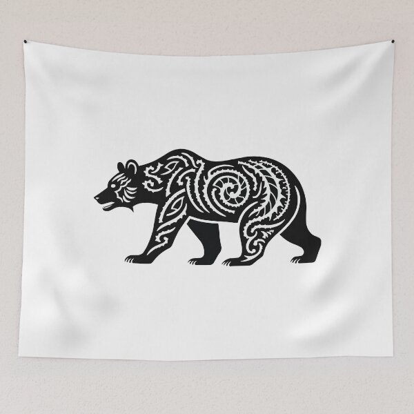 Item preview, Tribal Bear designed and sold by Getup-clothing.
