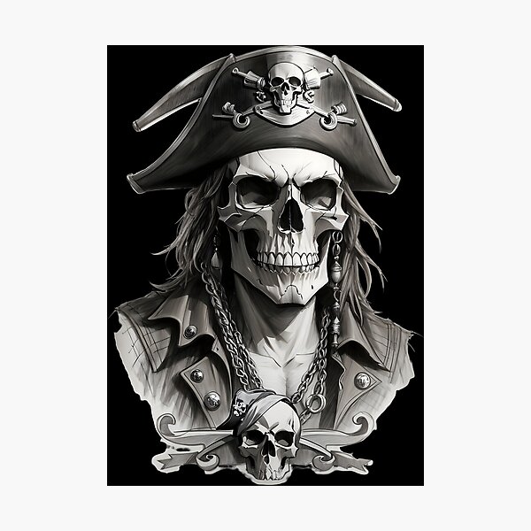 Artikel-Vorschau von Kapitän Skull and Bones, designt und verkauft von DarylWelsh2024.