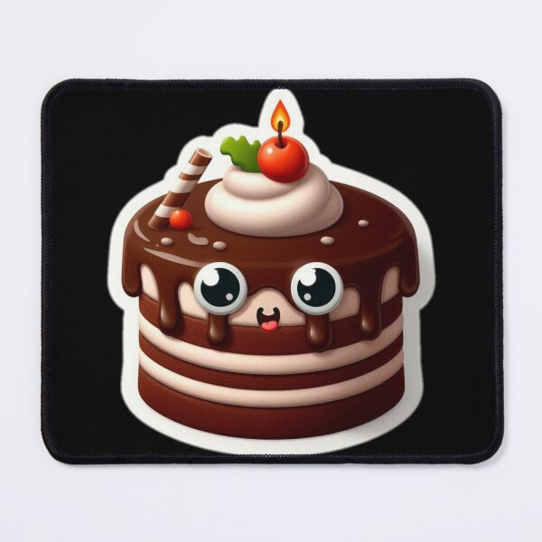 Item preview, Funny Chocolate Cake designed and sold by PixelStoneDesign .