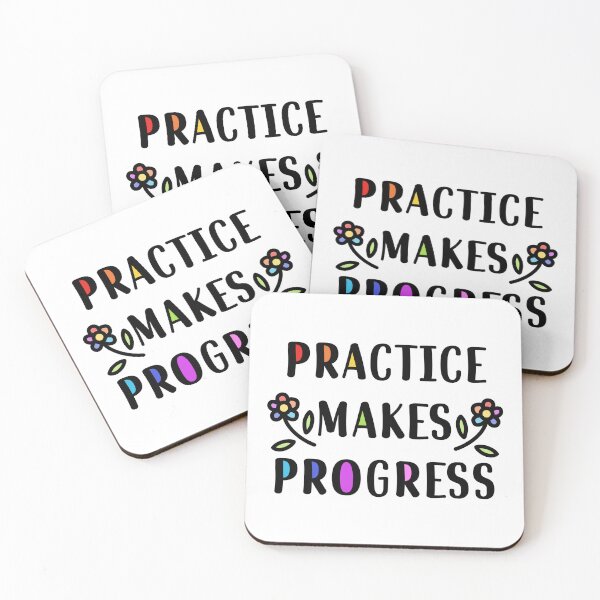 Item preview, Rainbow Practice Makes Progess designed and sold by prettycooluk.