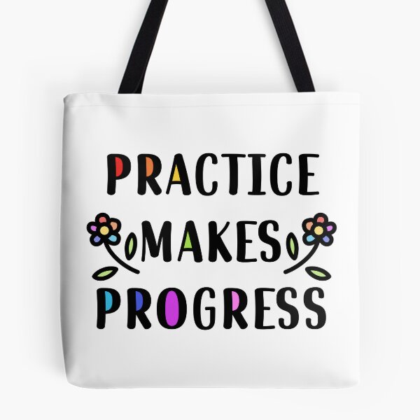 Item preview, Rainbow Practice Makes Progess designed and sold by prettycooluk.