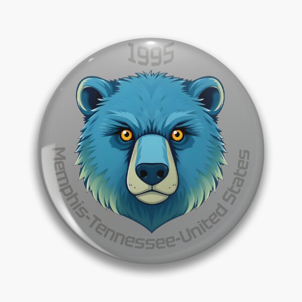Item preview, Memphis bear with text designed and sold by GiCapgraphics.