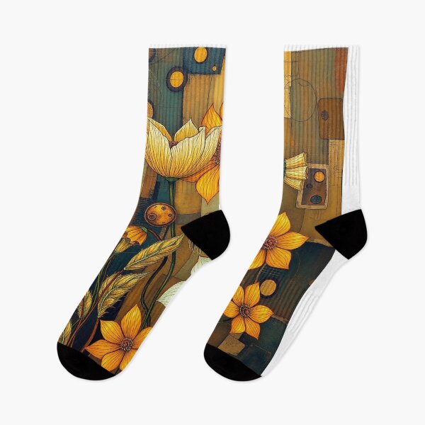Item preview, A Beautiful Flower Garden painting inspired by Gustav Klimt designed and sold by Vintage Designs +.