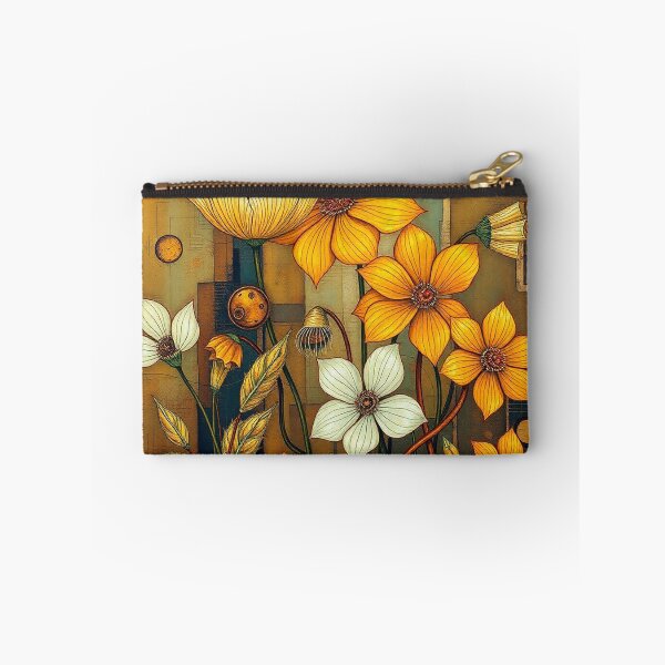 Item preview, A Beautiful Flower Garden painting inspired by Gustav Klimt designed and sold by Vintage Designs +.