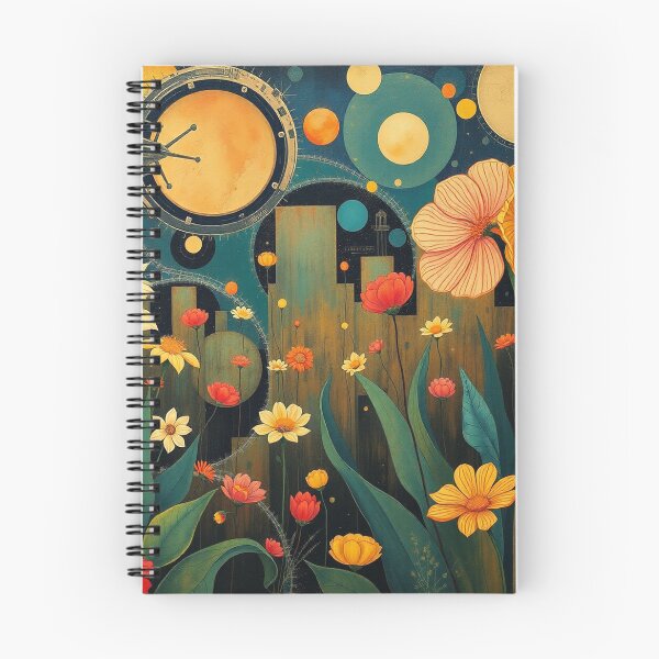 Item preview, A Beautiful Flower Garden painting inspired by Gustav Klimt designed and sold by Vintage Designs +.