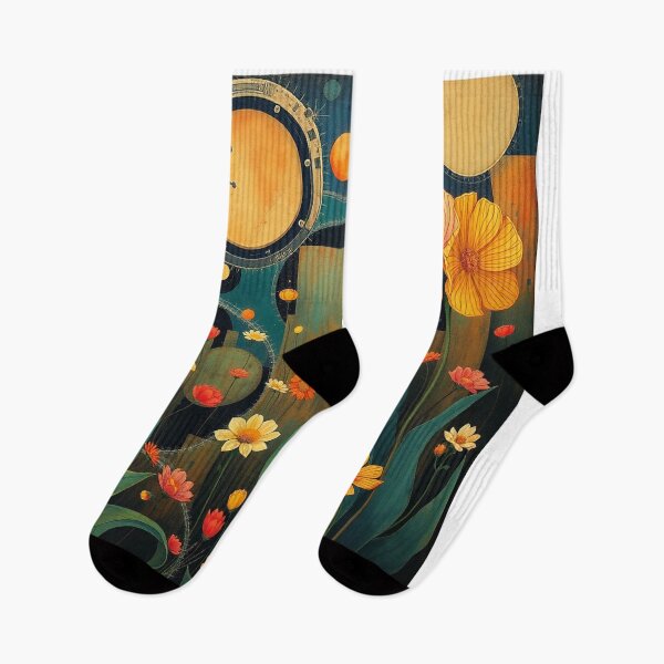 Item preview, A Beautiful Flower Garden painting inspired by Gustav Klimt designed and sold by Vintage Designs +.