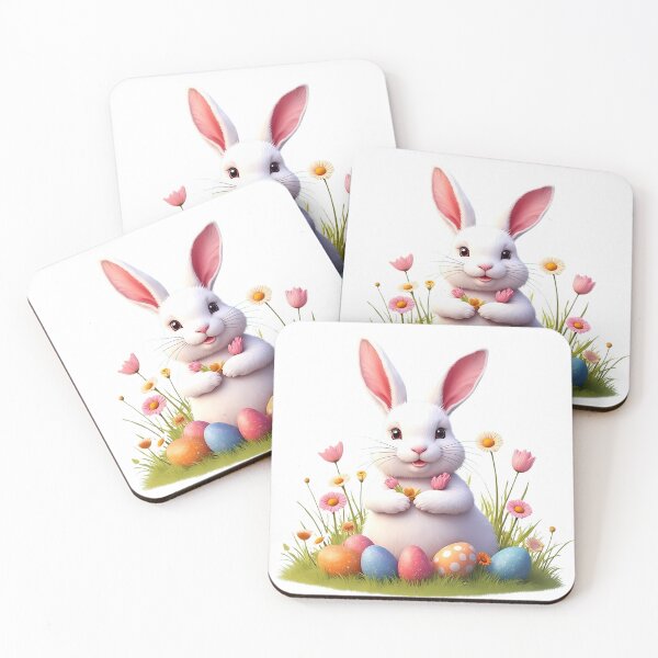 Item preview, Easter Bunny Floral designed and sold by PrintCreations9.