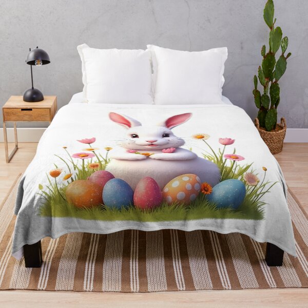 Item preview, Easter Bunny Floral designed and sold by PrintCreations9.