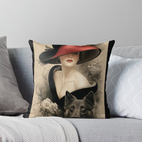 Item preview, Lady with Red and Black Sunhat designed and sold by Lilmoo31.