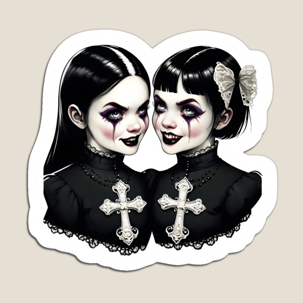 Item preview, The Psycho Twins designed and sold by Devotion & Dust.