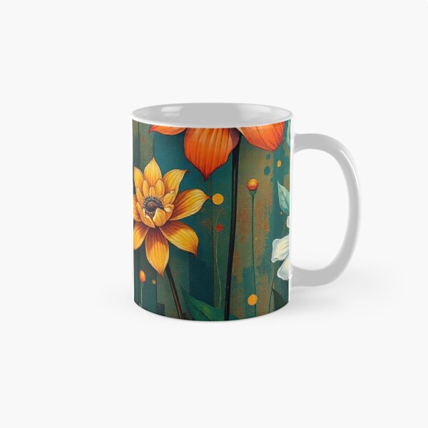 Item preview, A Beautiful Flower Garden painting inspired by Gustav Klimt designed and sold by Vintage Designs +.
