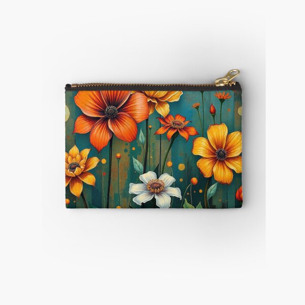Item preview, A Beautiful Flower Garden painting inspired by Gustav Klimt designed and sold by Vintage Designs +.