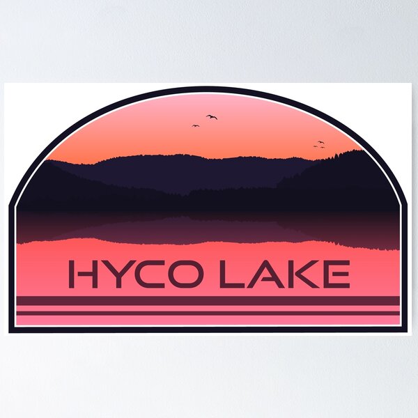 Item preview, Hyco Lake North Carolina Red Sunrise designed and sold by Esskay Designs.
