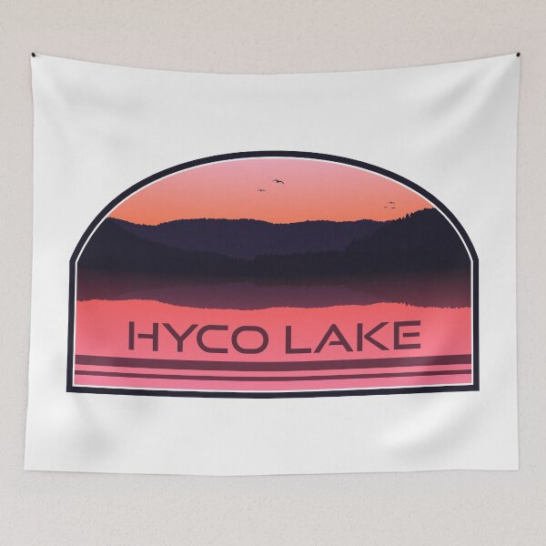 Item preview, Hyco Lake North Carolina Red Sunrise designed and sold by Esskay Designs.