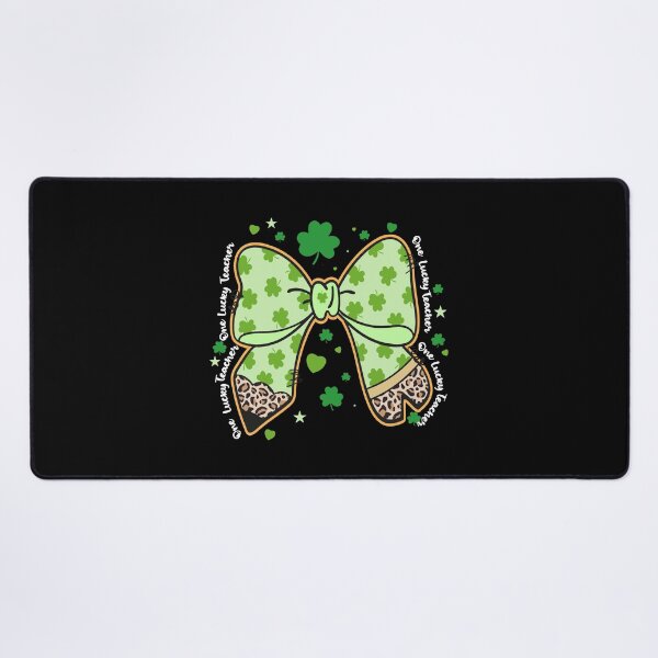 Item preview, Coquette Teacher St. Patrick's Day Funny One Lucky Teacher Sweater Shamrock and Bow Crewneck For Irish Teacher Appreciation designed and sold by MotivaChic.