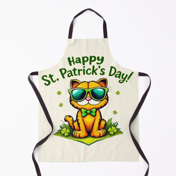 Item preview, St. Patrick’s Day Cool Cat designed and sold by SteadyRolling.