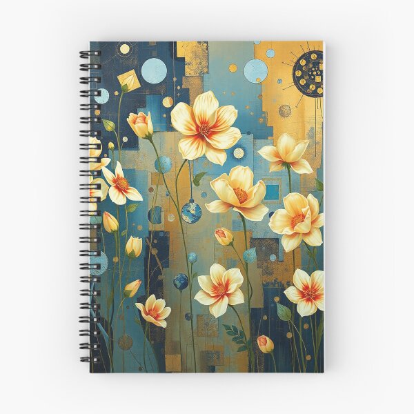 Item preview, A Beautiful Flower Garden painting inspired by Gustav Klimt designed and sold by Vintage Designs +.