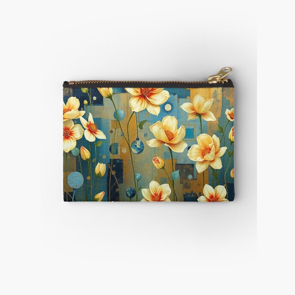 Item preview, A Beautiful Flower Garden painting inspired by Gustav Klimt designed and sold by Vintage Designs +.