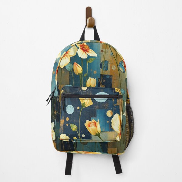 Item preview, A Beautiful Flower Garden painting inspired by Gustav Klimt designed and sold by Vintage Designs +.