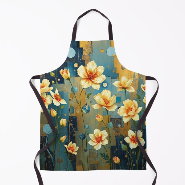 Item preview, A Beautiful Flower Garden painting inspired by Gustav Klimt designed and sold by Vintage Designs +.